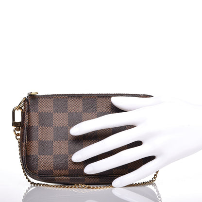 Louis Vuitton Damier Ebene Mini Pochette Accessories 2 of 7