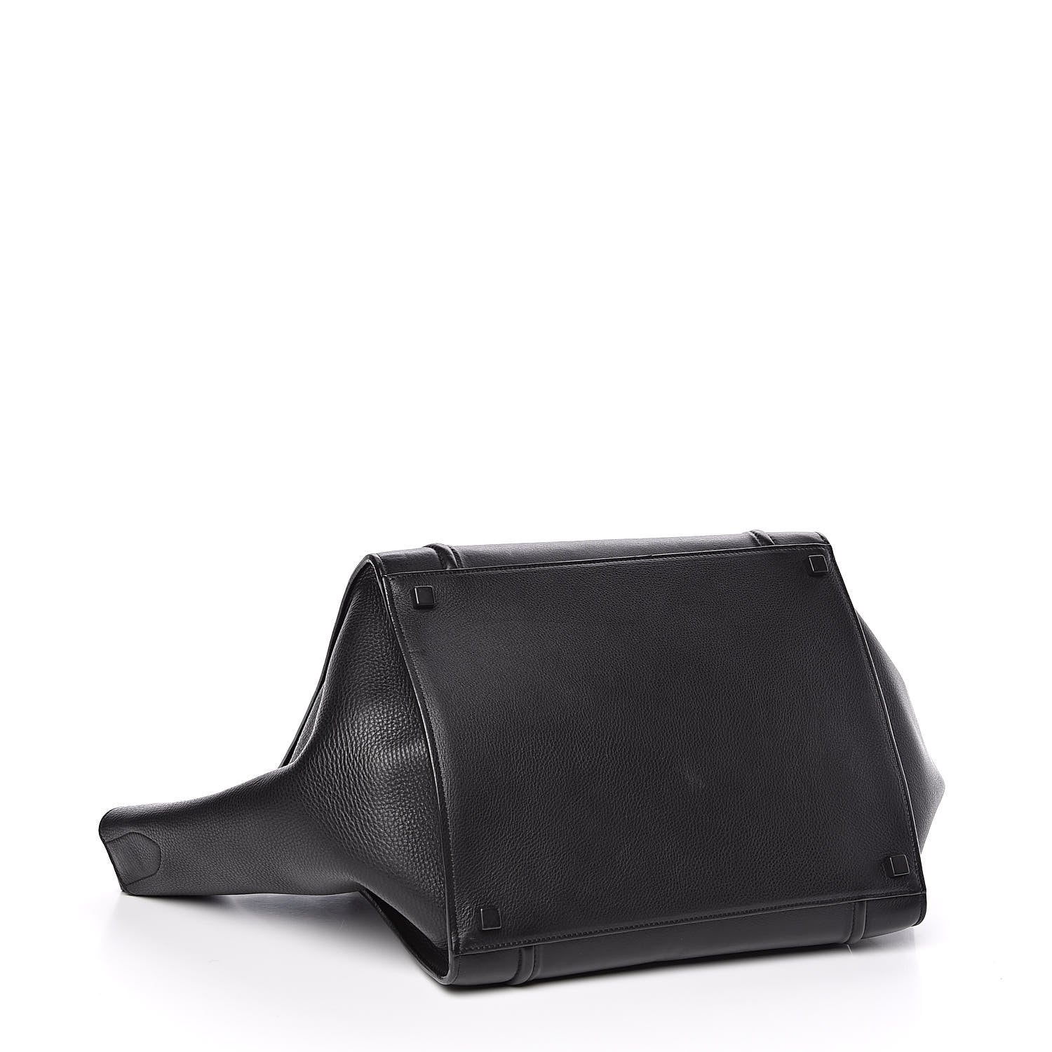 Celine Supple Calfskin Medium Phantom Luggage Black 4 of 10