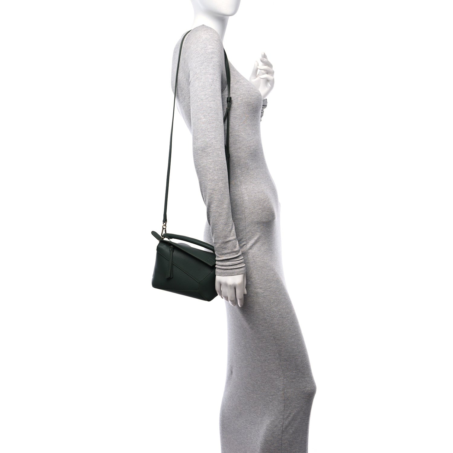 Loewe Calfskin Mini Puzzle Edge Bag Vintage Khaki 2 of 10