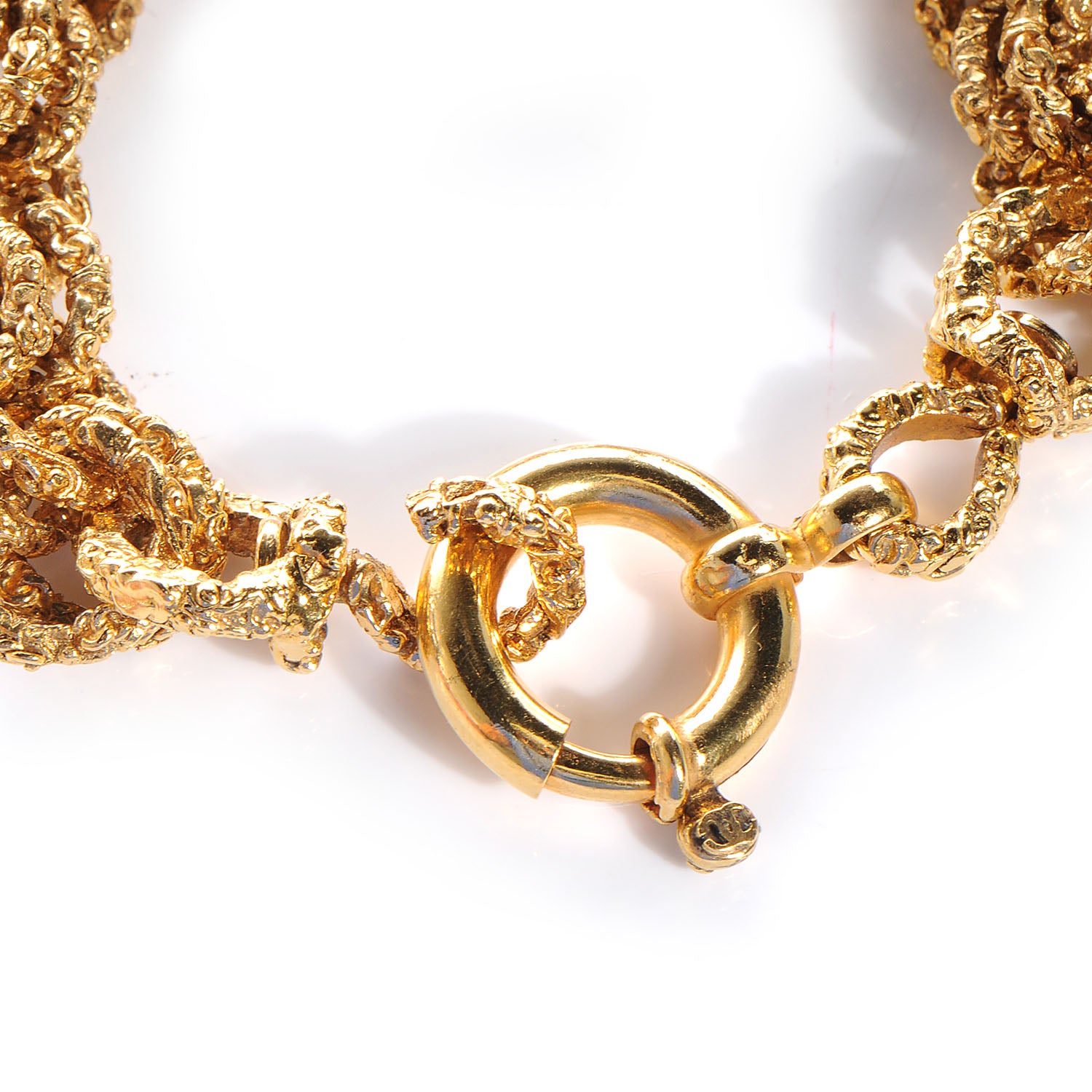 Chanel Tassel CC Bracelet Gold 3 of 4