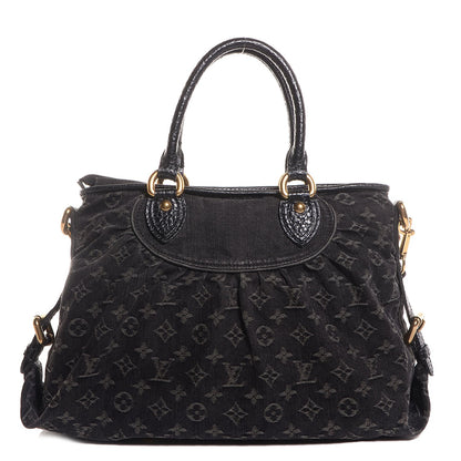 Louis Vuitton Denim Neo Cabby MM Black 1 of 7