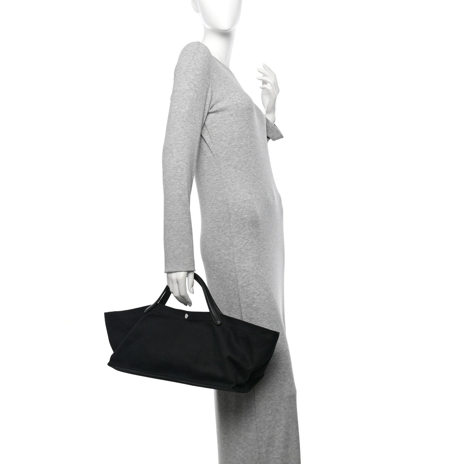 The Row Cotton Twill East West Idaho Tote Black 2 of 9