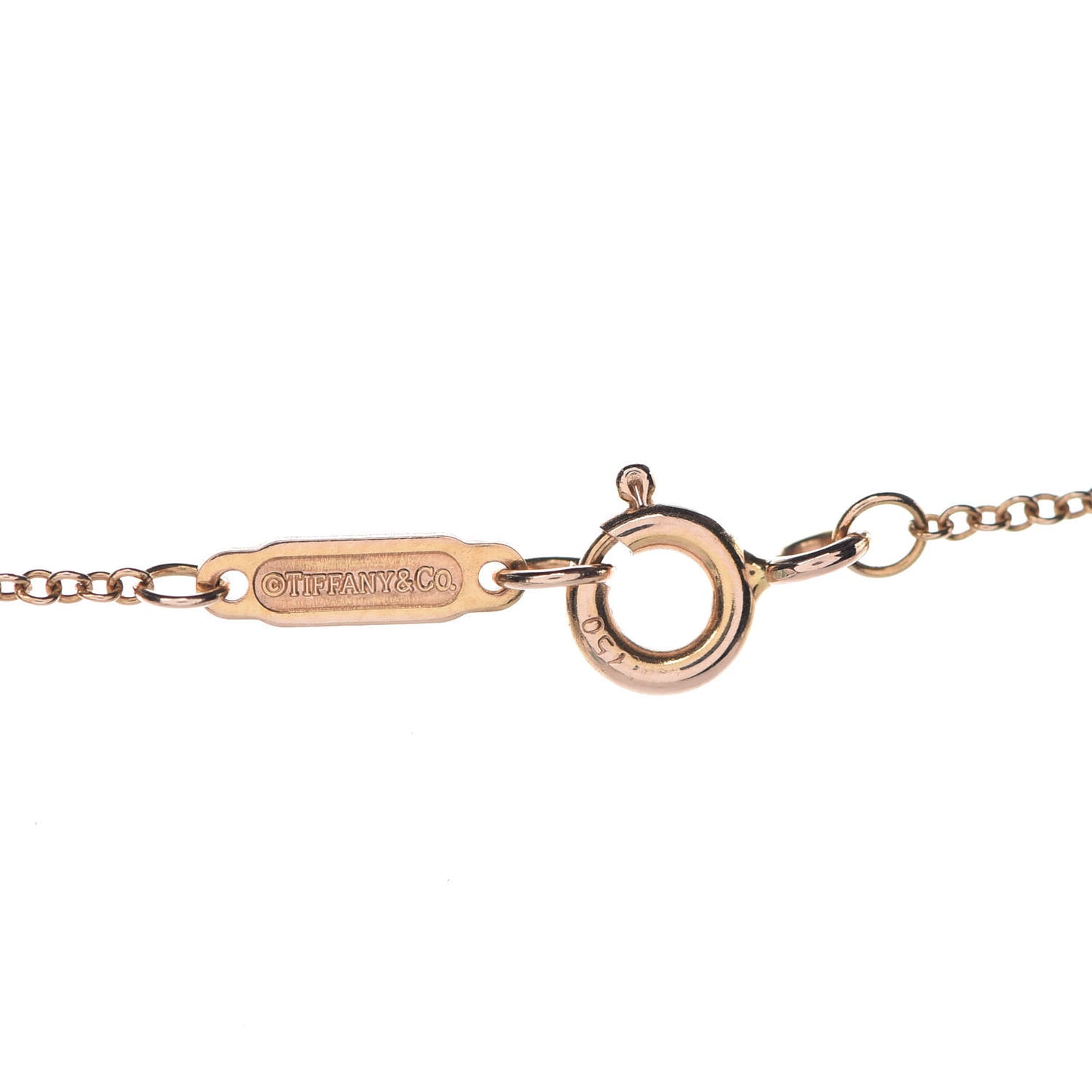 18K Yellow Gold Diamond Rose Key Pendant Necklace