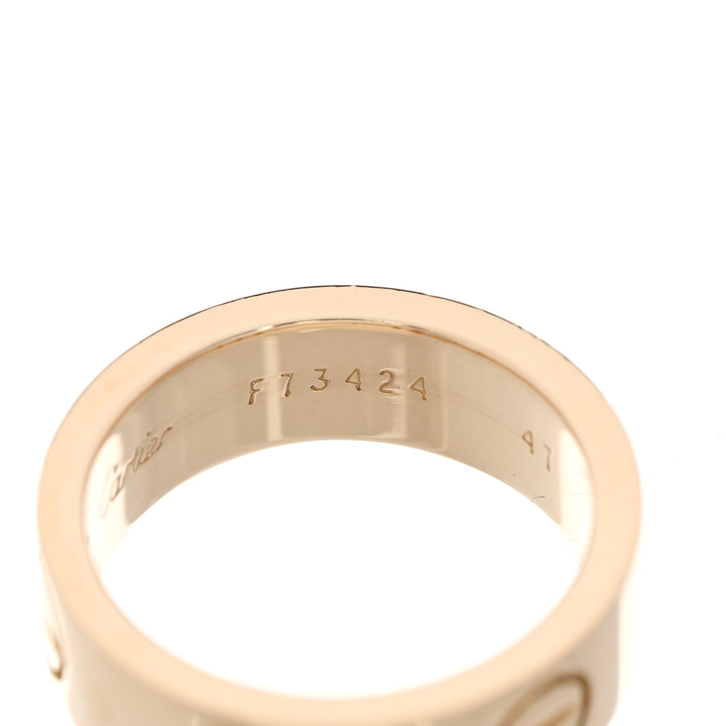 18K Yellow Gold 5.5mm LOVE Ring 47 4