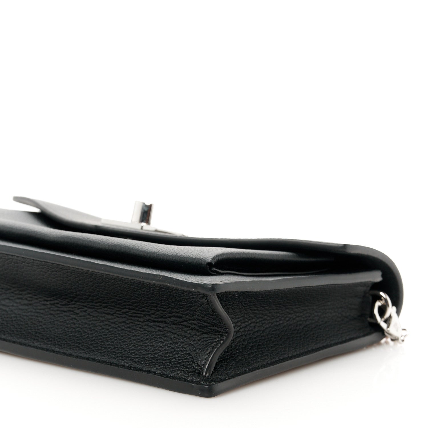 Louis Vuitton Soft Calfskin My Lockme Chain Pochette Black 9 of 9