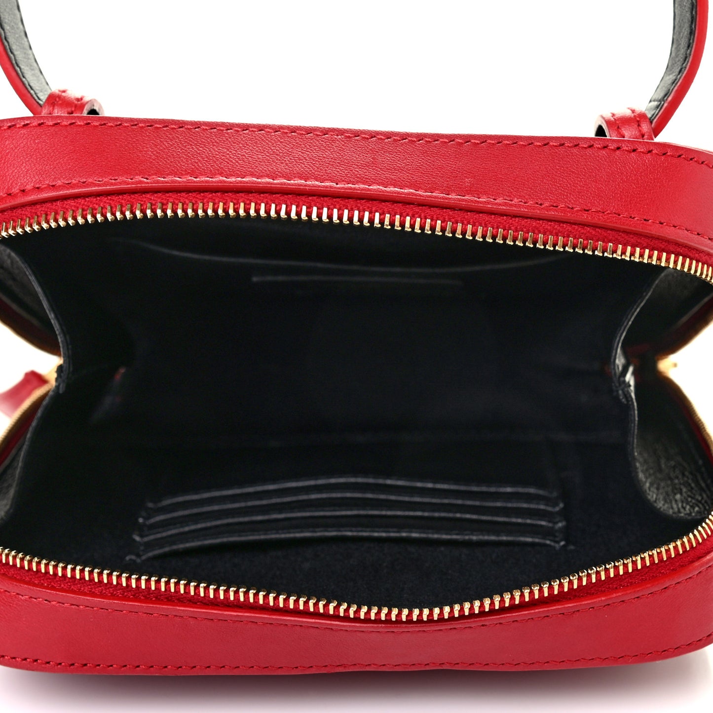 Lambskin Matelasse Vicky Monogram Belt Bag Eros Red