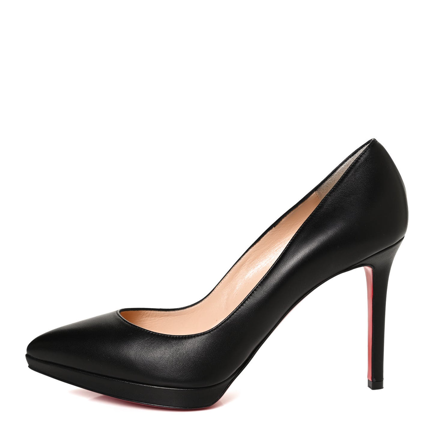 Shiny Nappa Pigalle Plato 100 Pumps 40.5 Black
