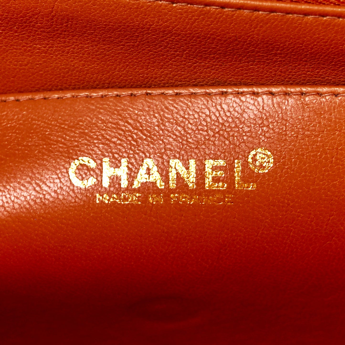 Lambskin Quilted Jumbo Single Flap Beige