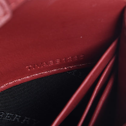 Burberry Vintage Check Henley Wallet On Chain Crimson 8 of 23