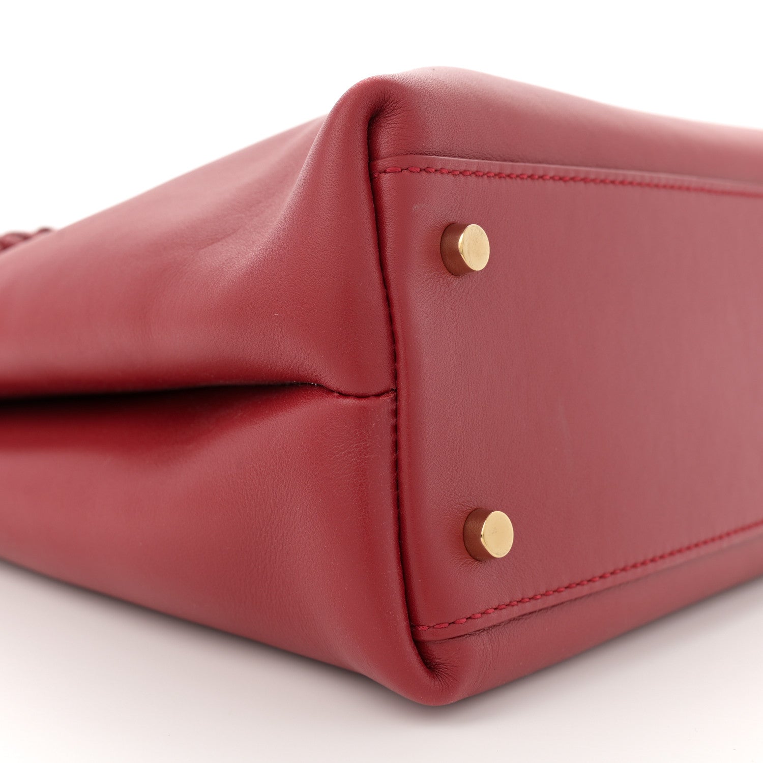 Bottega Veneta Silky Calfskin Medium Andiamo Shoulder Bag Rosewood Space 8 of 11