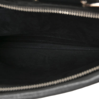 Fendi Cuoio Romano Selleria Bi-Color Large Peekaboo Iconic Fit Satchel Asfalto Lavagna 6 of 10