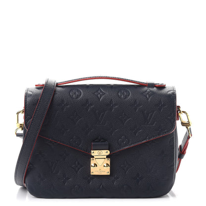Louis Vuitton Empreinte Pochette Metis Marine Rouge 1 of 9