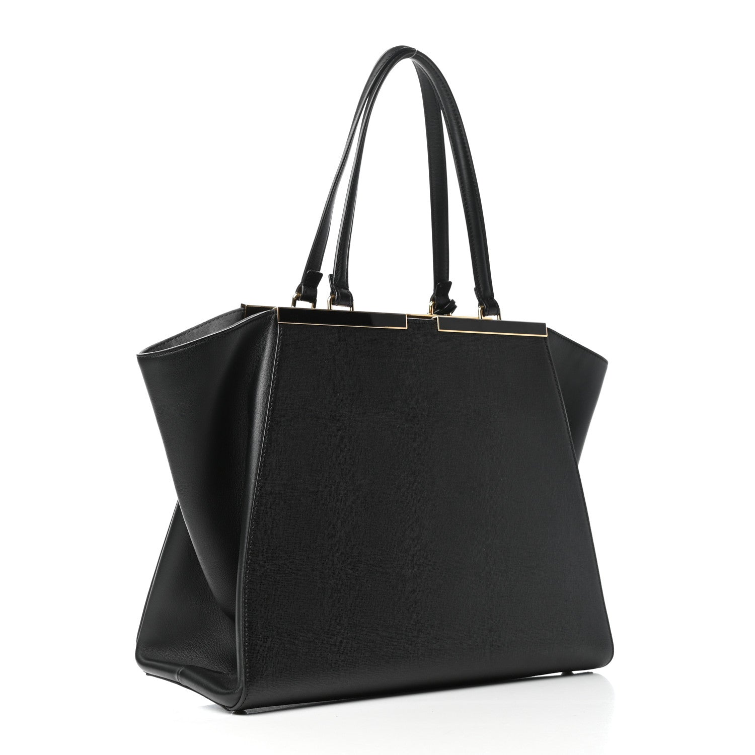 Fendi Vitello Elite Large 3Jours Tote Black 3 of 9