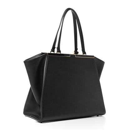 Fendi Vitello Elite Large 3Jours Tote Black 3 of 9