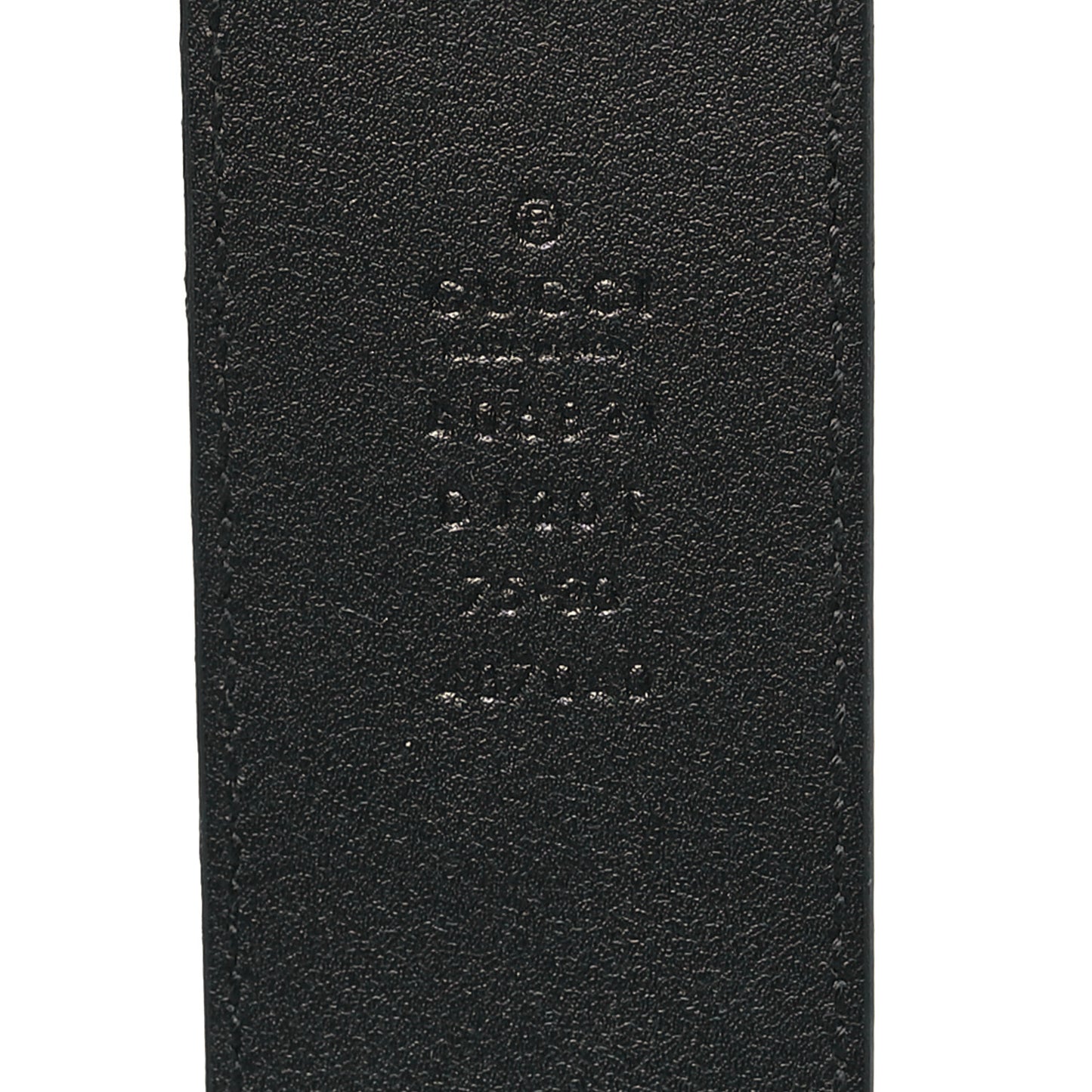 Textured Calfskin Double G 40mm Belt 75 30 Black