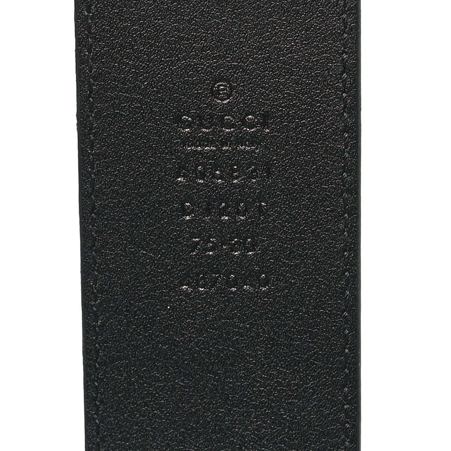 Gucci Textured Calfskin Double G 40mm Belt 75 30 Black 4 of 6