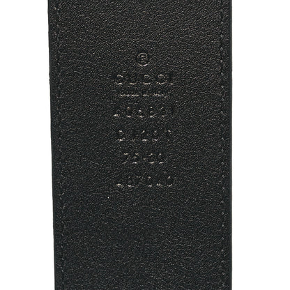 Gucci Textured Calfskin Double G 40mm Belt 75 30 Black 4 of 6