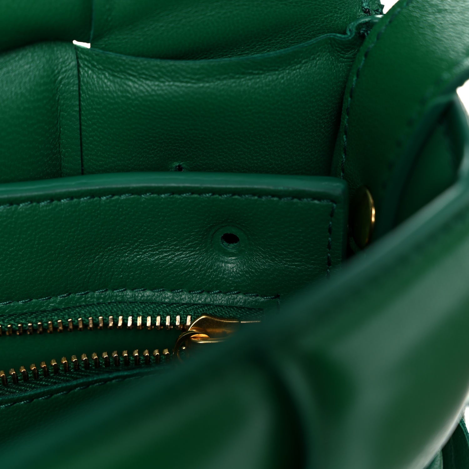 Bottega Veneta Nappa Maxi Intreccio Padded Cassette Crossbody Bag Racing Green 12 of 19