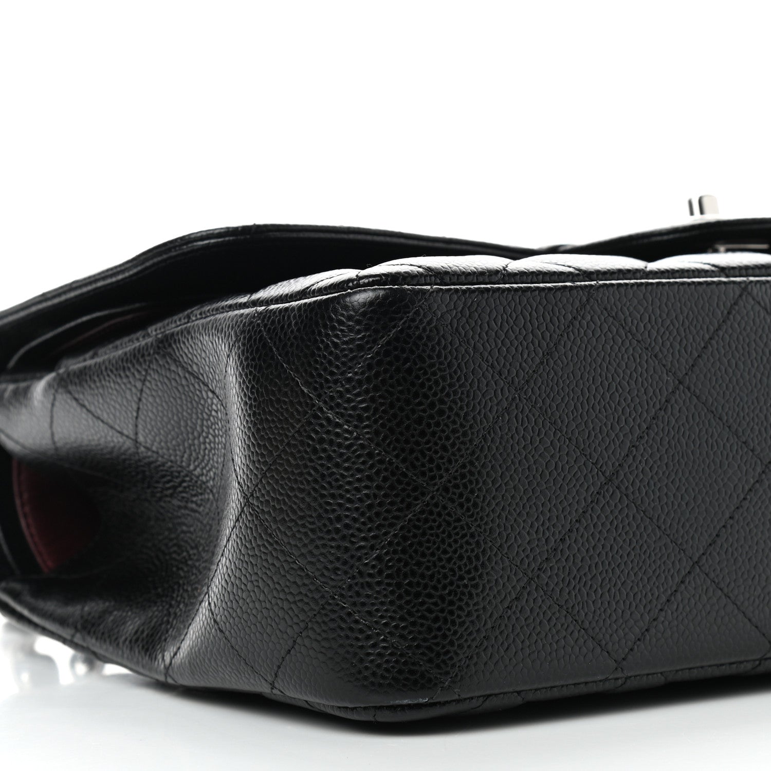 Chanel Caviar Quilted Jumbo Double Flap Black 8 of 9