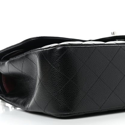 Chanel Caviar Quilted Jumbo Double Flap Black 8 of 9