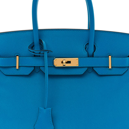 Hermes Epsom Birkin 30 Bleu Zanzibar 8 of 11