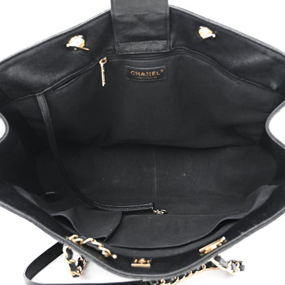 Chanel Caviar Quilted Large Shopping Tote Black 6 of 13