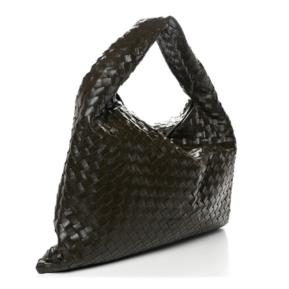 Bottega Veneta Calfskin Intrecciato Large Hop Kaki 3 of 9