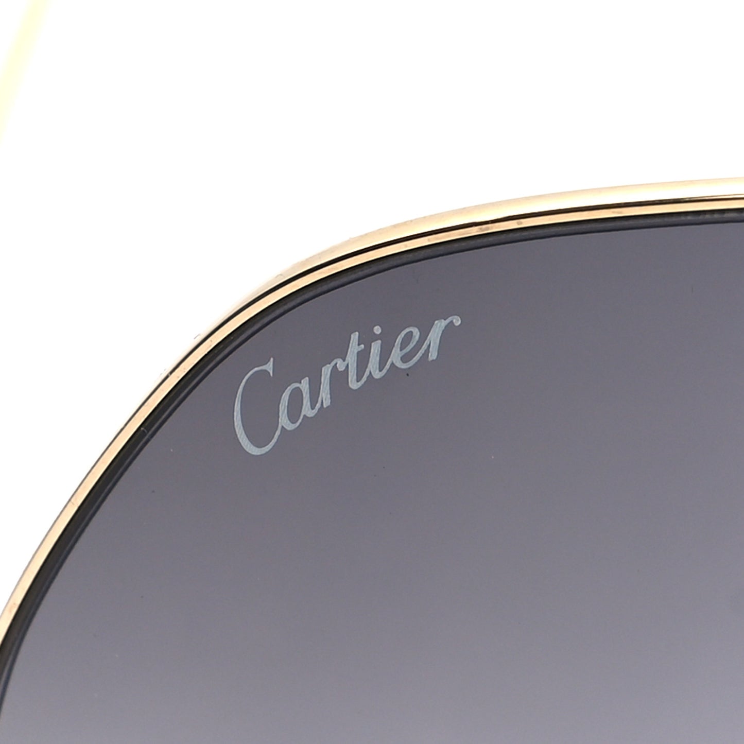 Metal Premiere de Cartier Sunglasses Gold