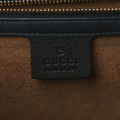 Gucci GG Supreme Monogram Calfskin Medium Padlock Shoulder Bag Beige Black Cuir 6 of 8