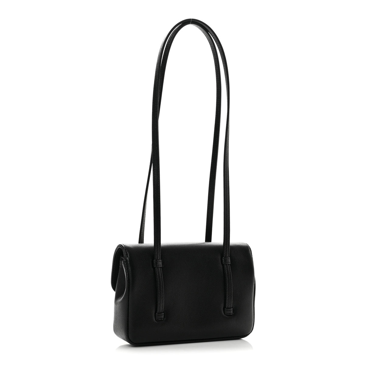 Chanel Shiny Caviar Mini Preppy Coco Shoulder Bag Black 2 of 10