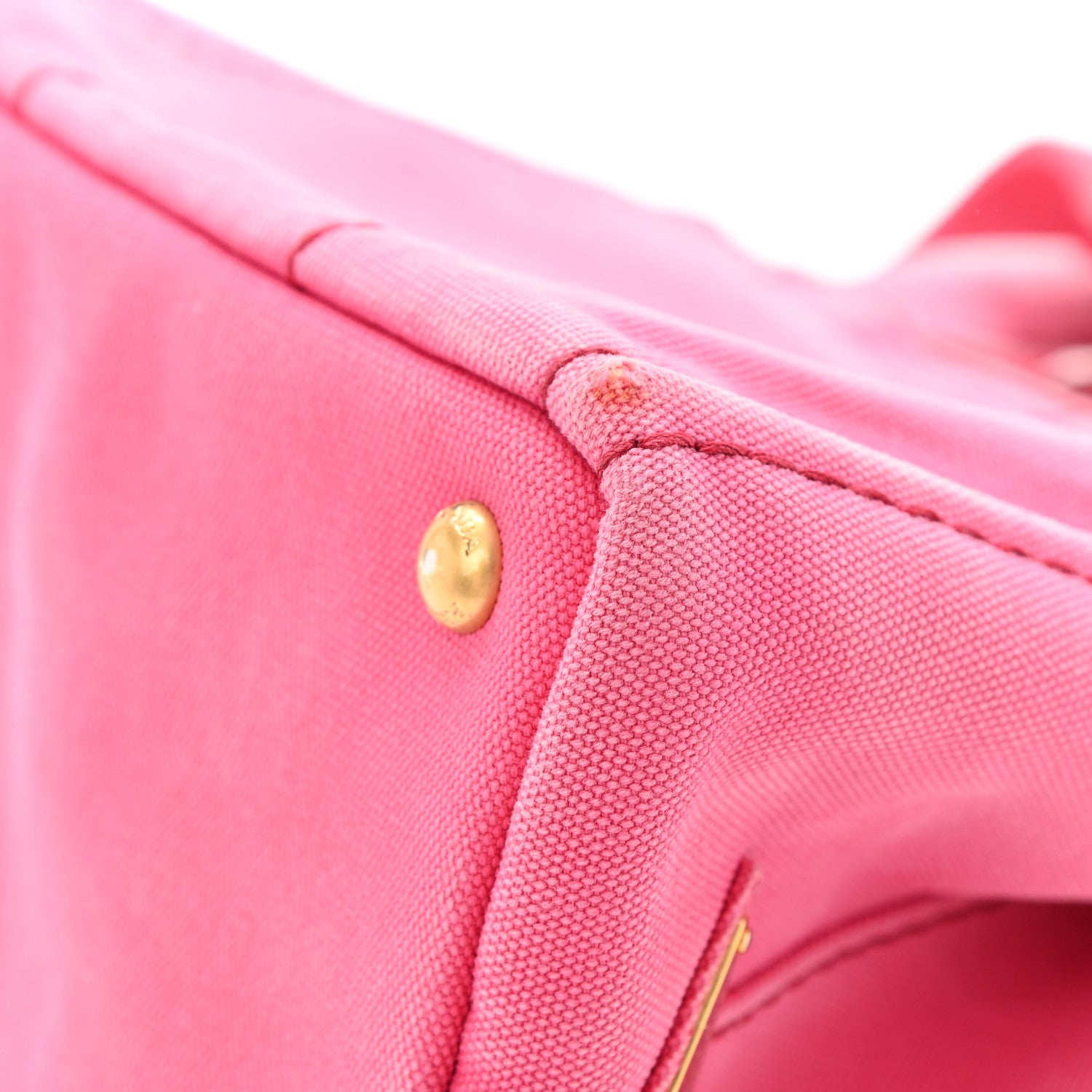 Prada Canapa Small Logo Tote Fuxia 13 of 13