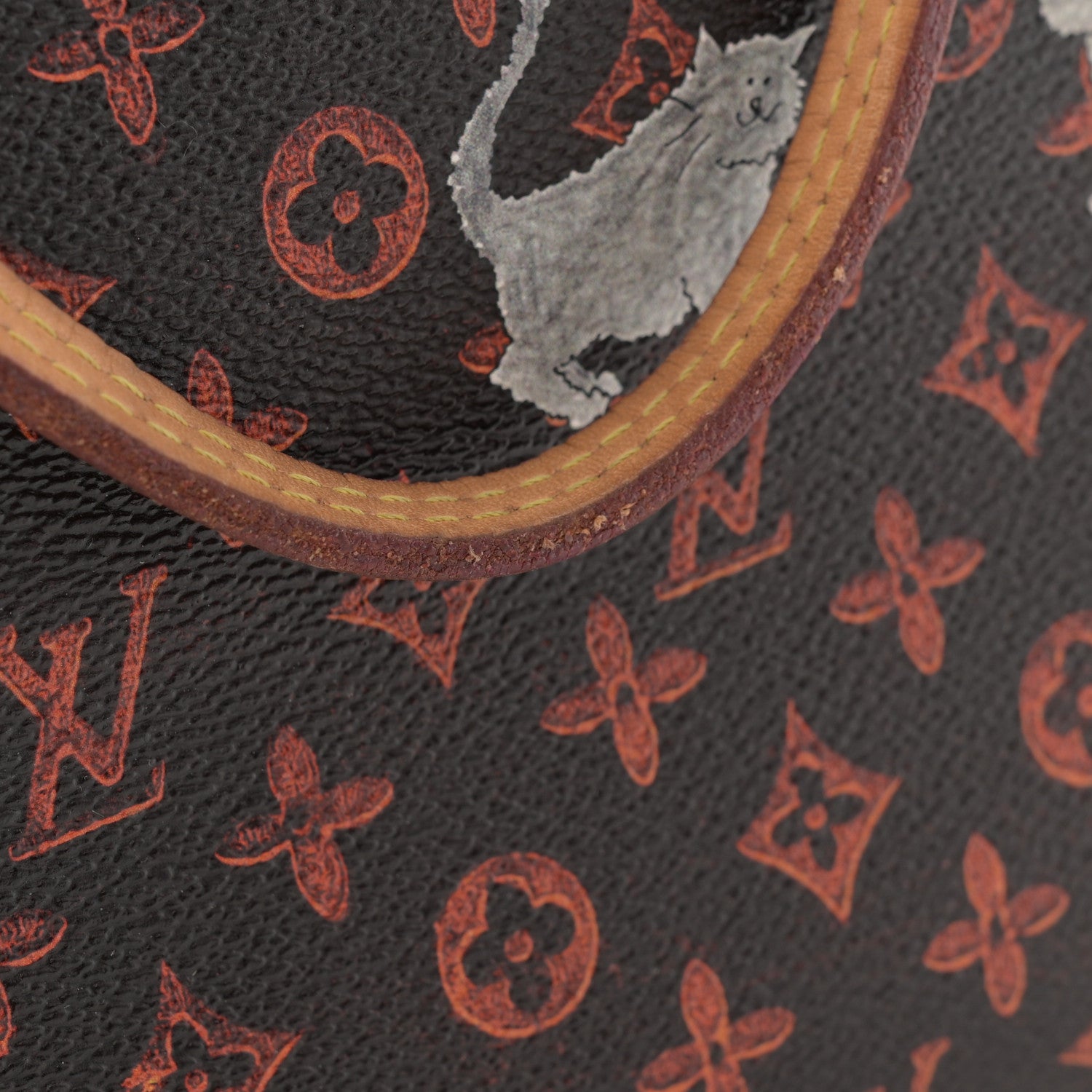 Louis Vuitton Catogram Neverfull MM Marron 11 of 12