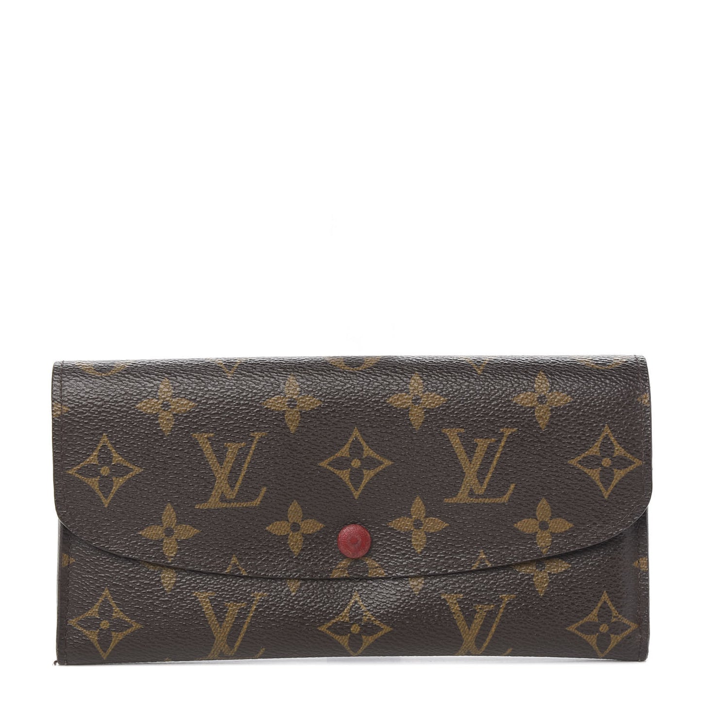 Monogram Emilie Wallet Red