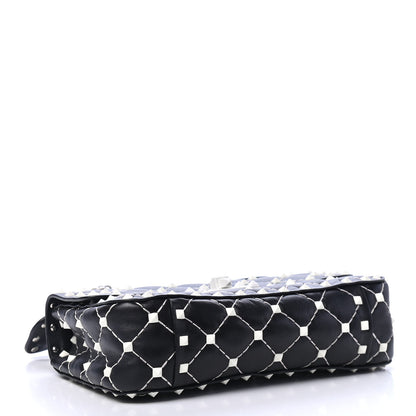 Valentino Garavani Lambskin Small Free Rockstud Spike Shoulder Bag Black 3 of 4
