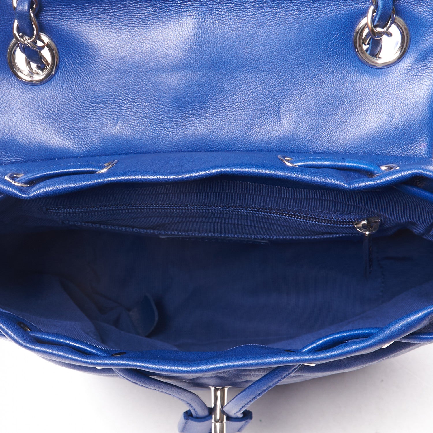 Chanel Lambskin Quilted Small Urban Spirit Backpack Blue 6 of 9