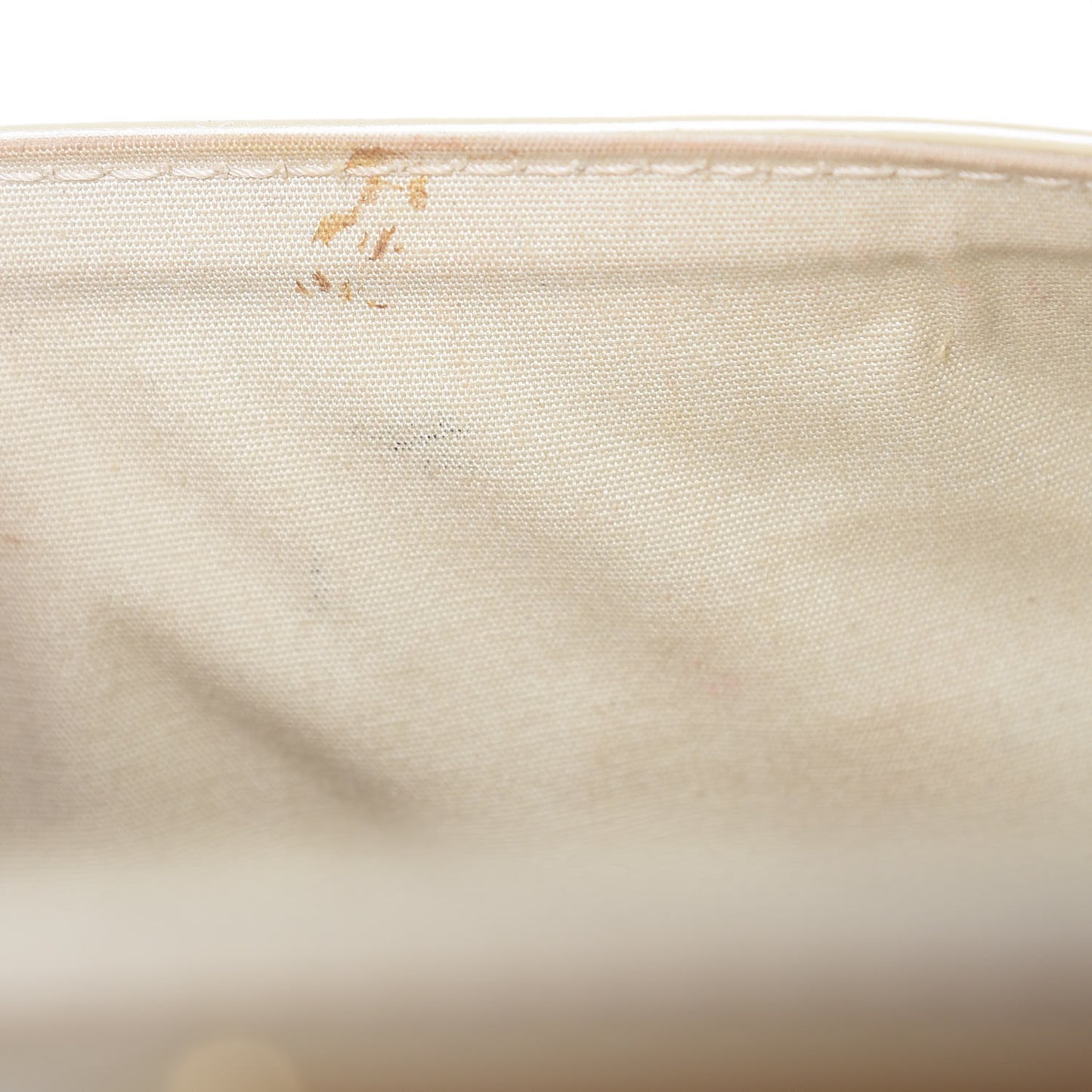 Patent Sobe Clutch Blanc Corail