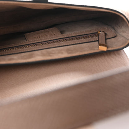 Christian Dior Grained Calfskin Saddle Bag With Strap Warm Taupe 5 of 11