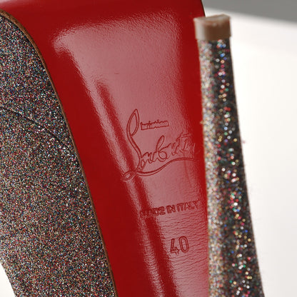 Christian Louboutin Glitter Lady Peep Sling 150 Pumps 40 Multicolor 6 of 7