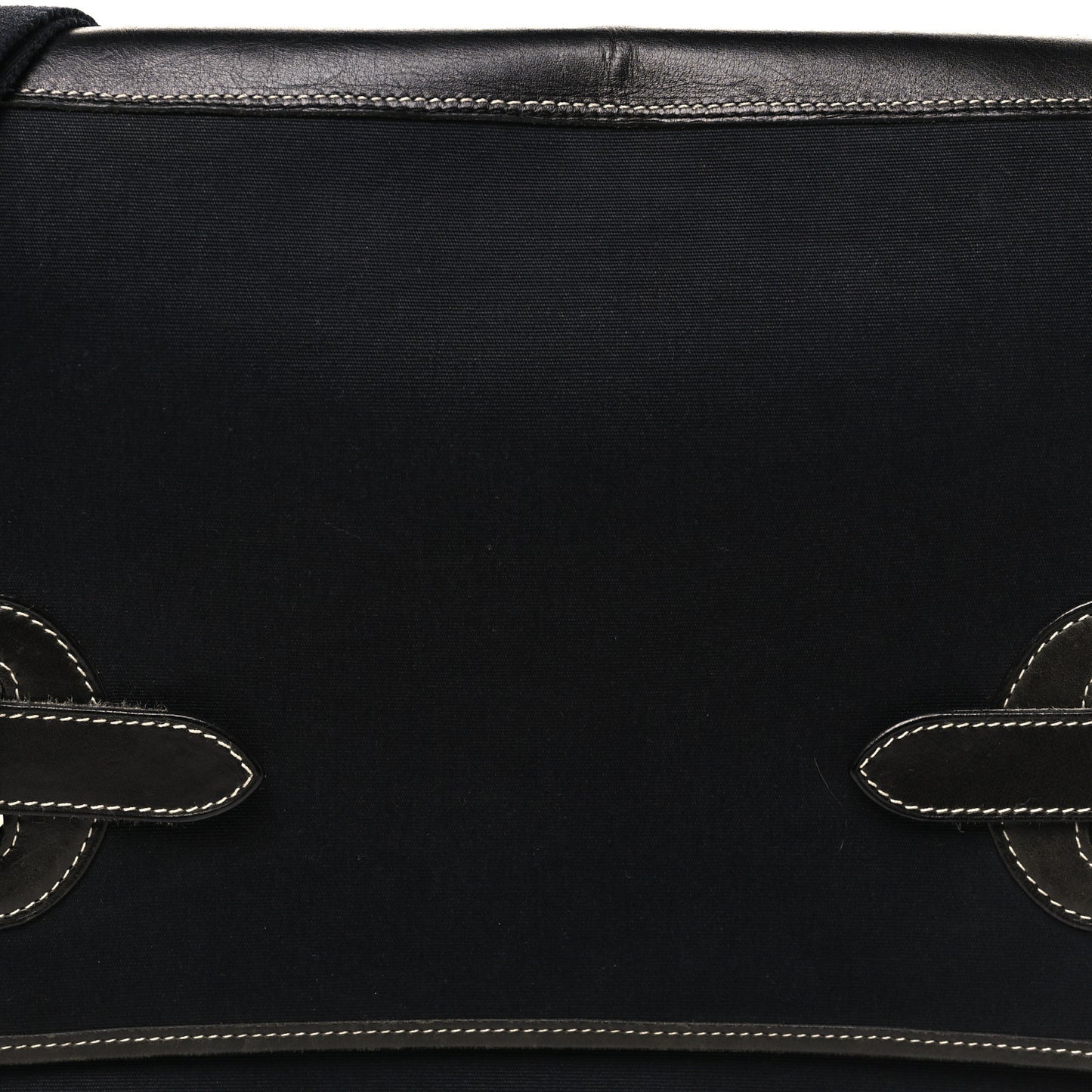 Toile Officier Buenaventura Messenger Bag Black