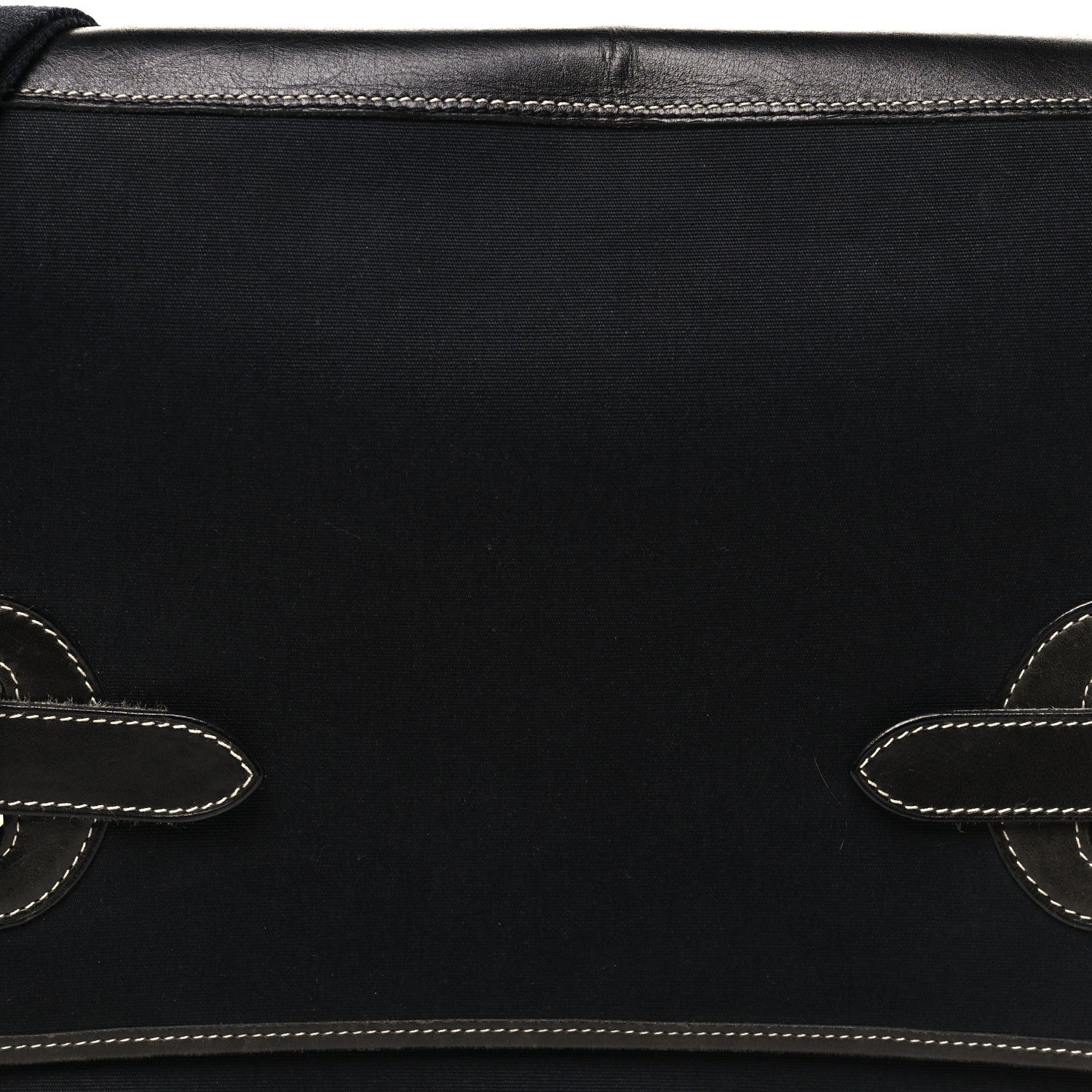 Hermes Toile Officier Buenaventura Messenger Bag Black 7 of 11