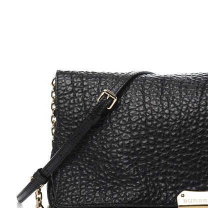 Burberry Signature Grain Medium Mildenhall Crossbody Bag Black 11 of 13
