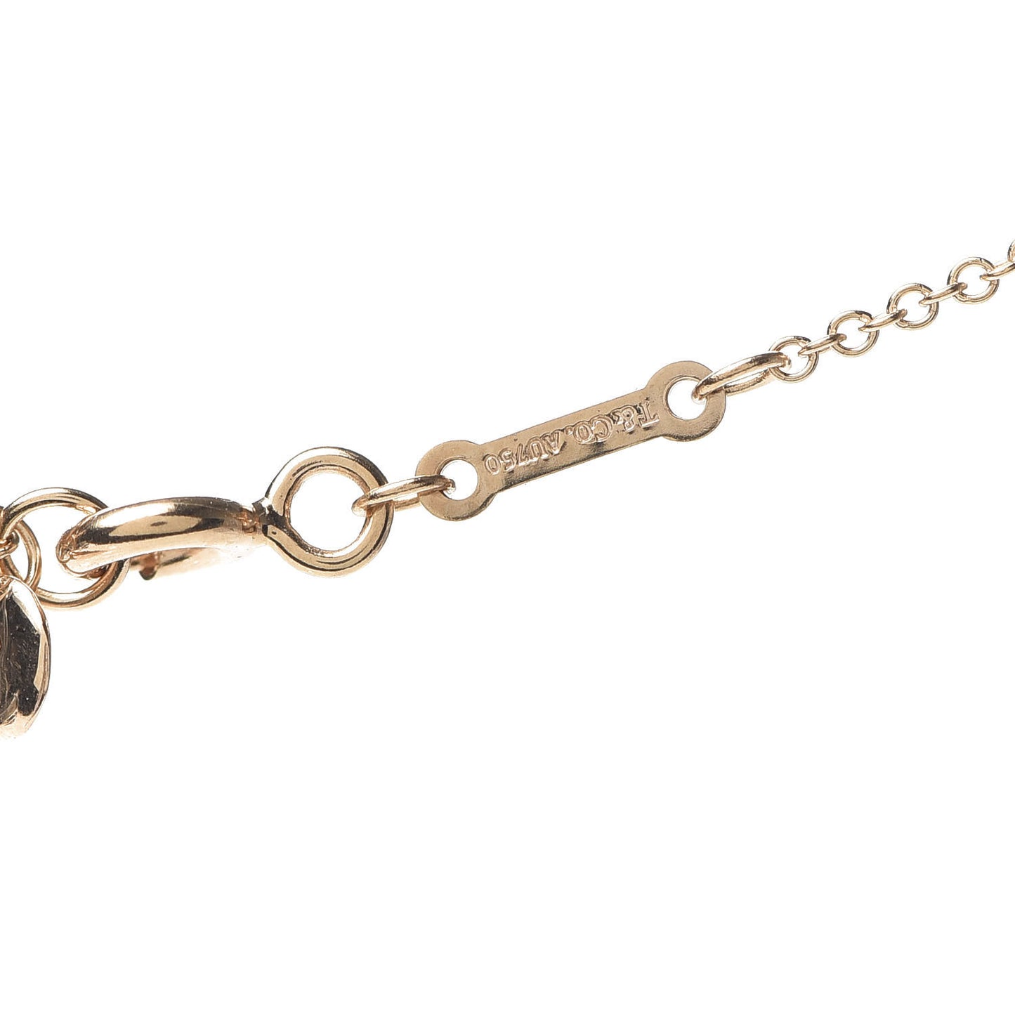18K Rose Gold Paloma's Graffiti Love and Kisses Pendant Necklace