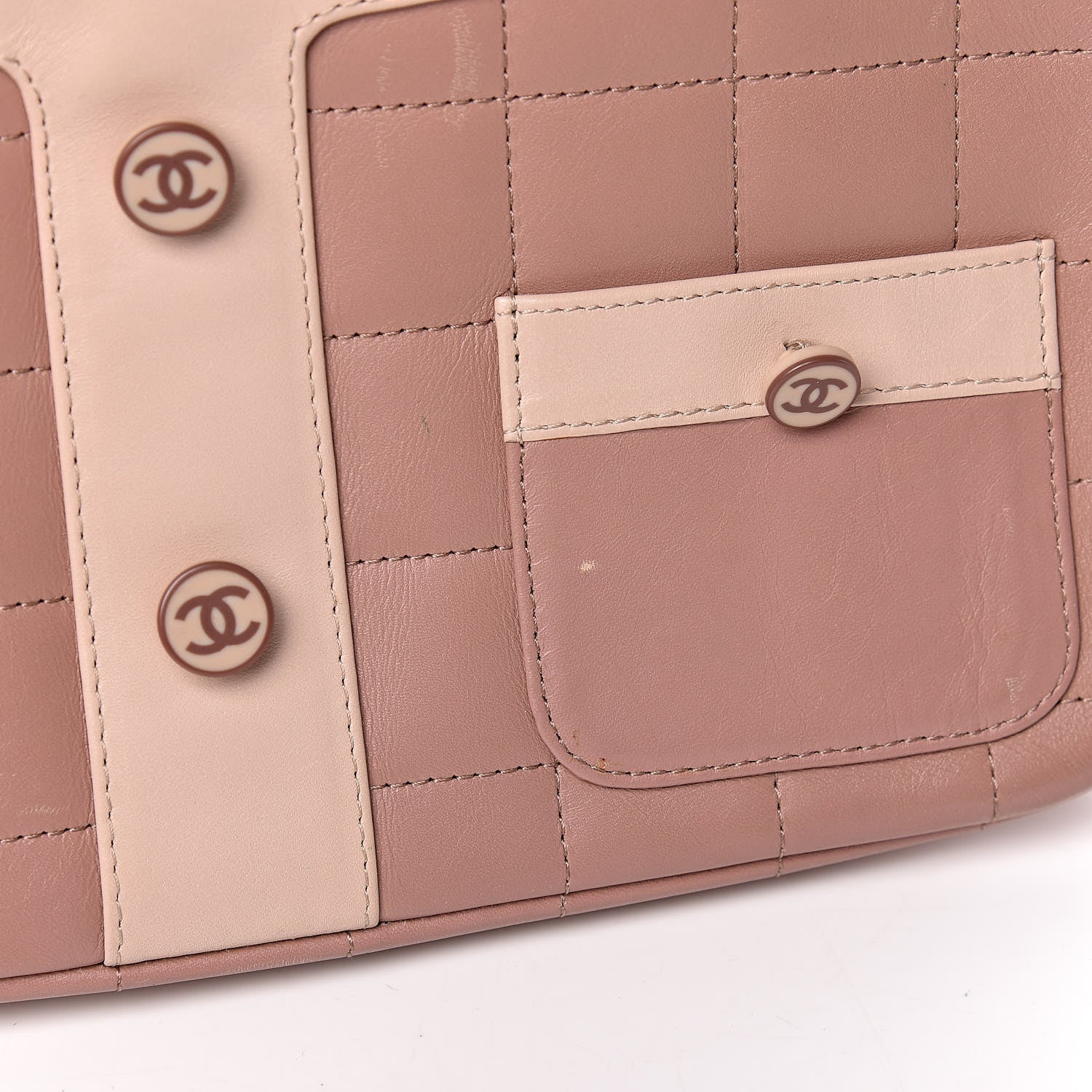 Chanel Calfskin Quilted Small Girl Shoulder Bag Beige 8 of 13