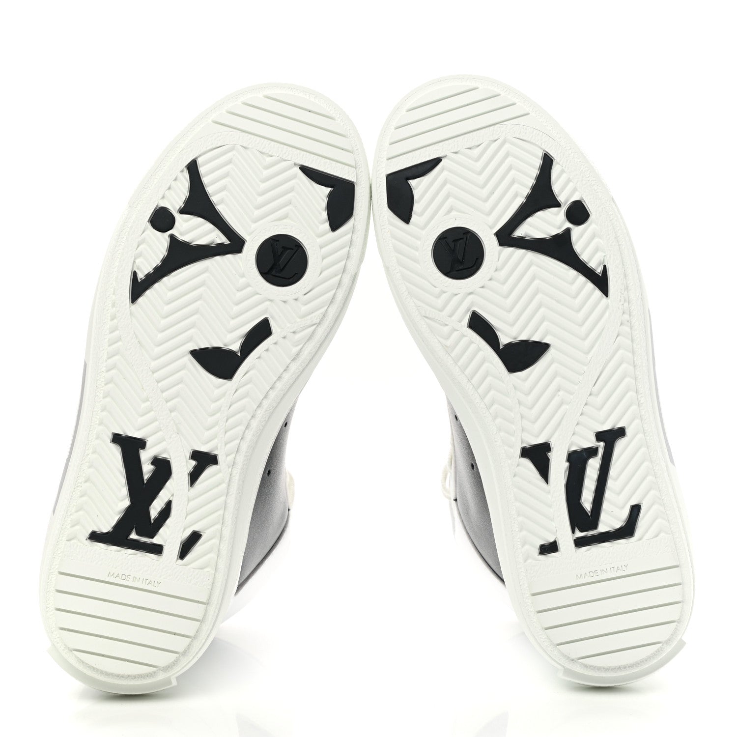 Louis Vuitton Charlie Boot Sneakers 35 White Cacao Brown 5 of 11