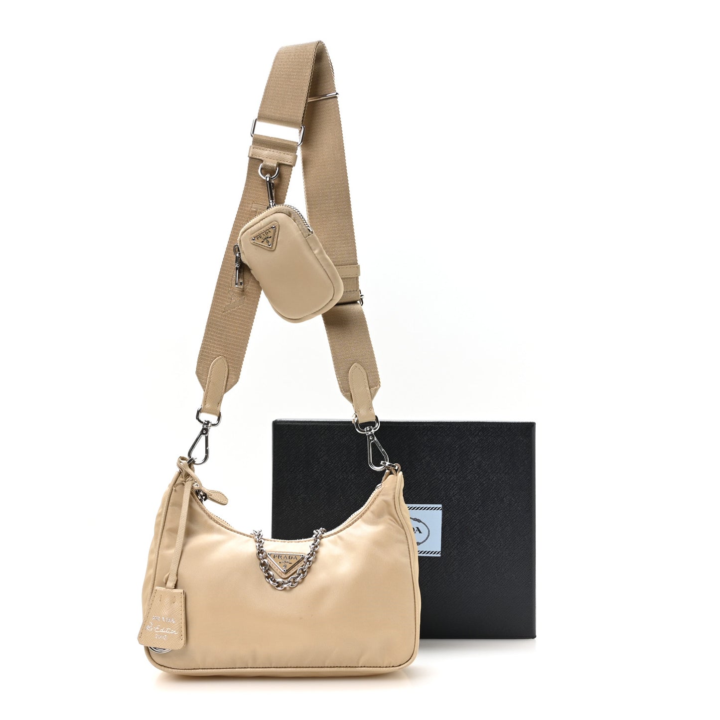 Nylon Re-Edition 2005 Shoulder Bag Deserto