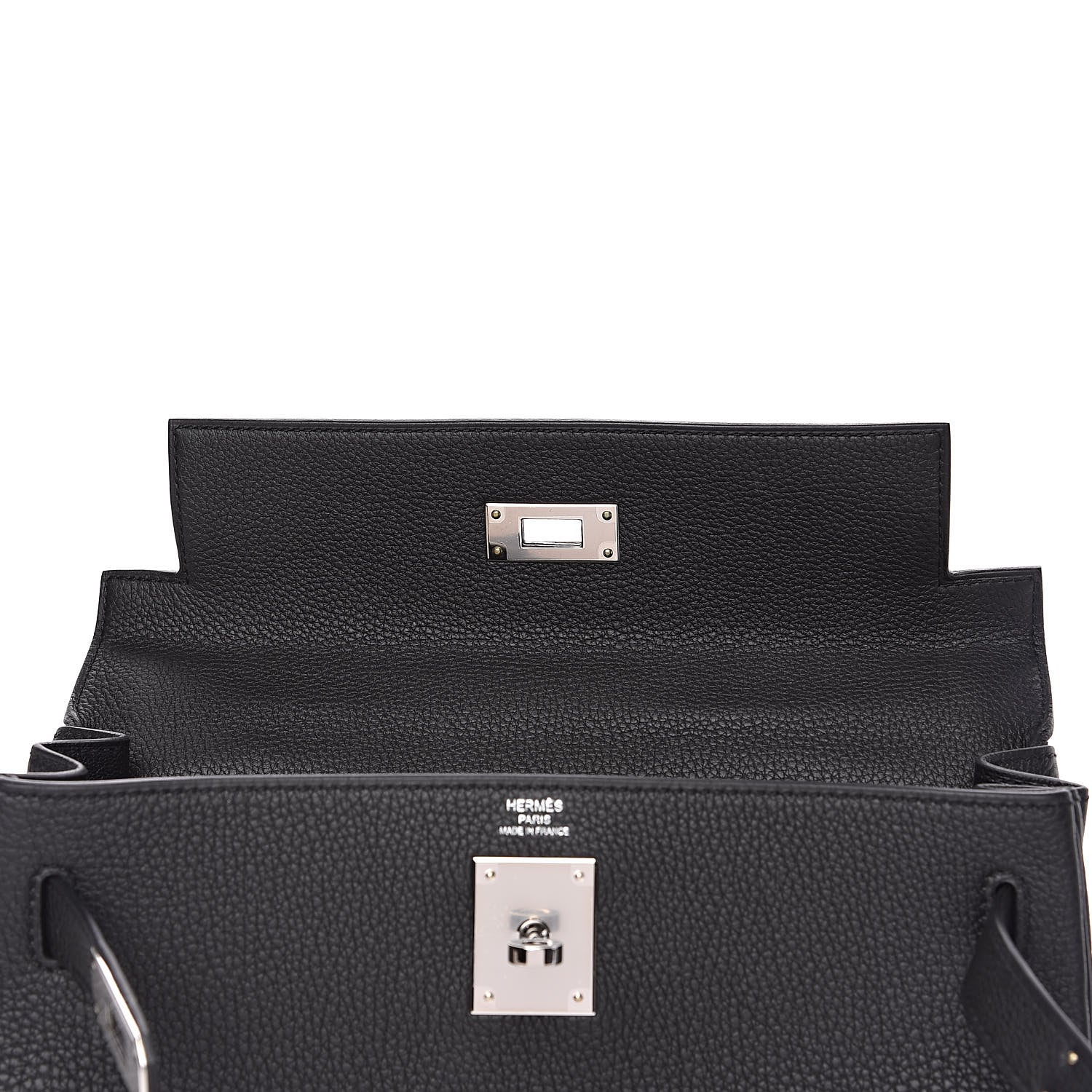 Hermes Togo Kelly Retourne 28 Black 15 of 31