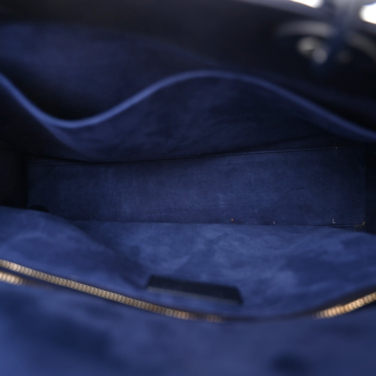 Christian Dior Ultra Matte Calfskin Cannage Large Lady Dior Blue 5 of 10