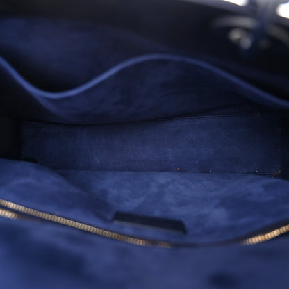 Christian Dior Ultra Matte Calfskin Cannage Large Lady Dior Blue 5 of 10