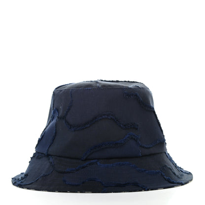 Christian Dior Camouflage Logo Bucket Hat 57 Blue 2 of 5