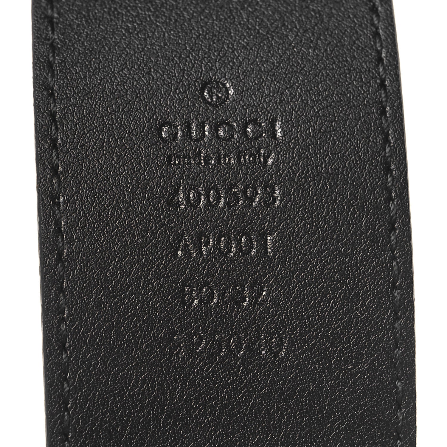 Gucci Calfskin Double G 40mm Belt 80 32 Black 5 of 5